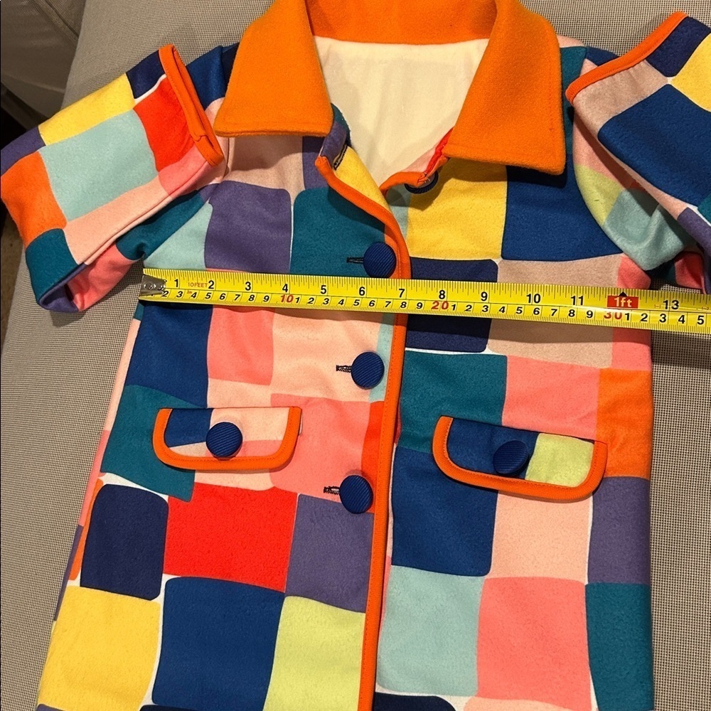Mini BERNI Color Block Coat Childs size 3 to 4 years - Picture 3 of 13